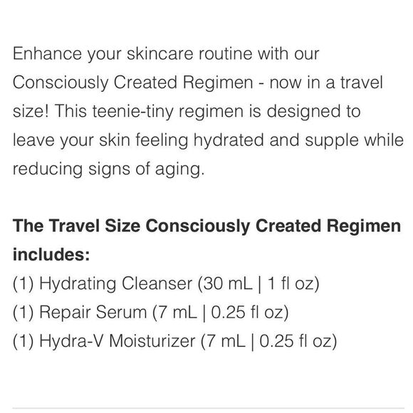 NWT Lorde + Belle MINI TRAVEL SIZE CC Skincare Regimen Trio KIT W. BAG -MSRP $99 - Picture 5 of 5